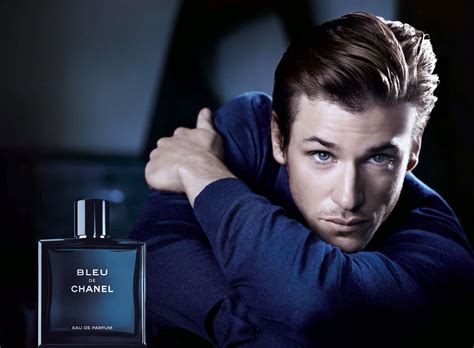 modella bleu de chanel|chanel bleu for men model.